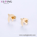 95563 xuping new arrival personalized pattern popular bird shaped gold stud earring